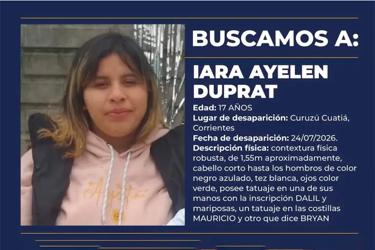 Activaron la Alerta Sofía para hallar a adolescente correntina: sospechan que viajó a Entre Ríos